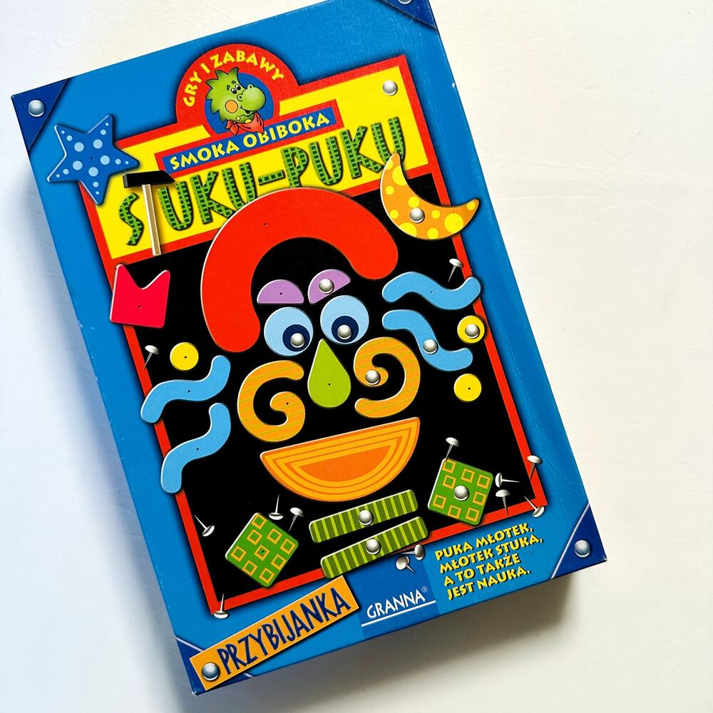 Vintage 90s Polish Stuku Puku "Knock Knock" Hammer Game